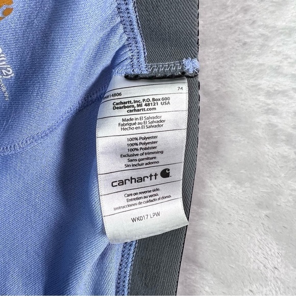 Carhartt Base Layer Thermal Pants Leggings Blue XS Outdoor Camping Hunting Hike - Picture 9 of 14